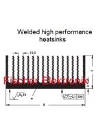 Welded high performance heatsinks by Fischer Elektronik